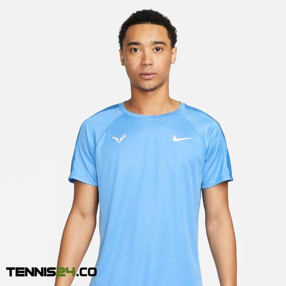 تی شرت تنیس مردانه نایک Nike Dri-FIT Rafa Challenger- آبی|تنیس شاپ