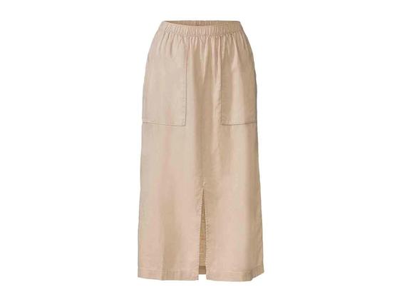 دامن کنف زنانه برند اسمارا کد ۴۰۸۴۴۴۲ Womens midi skirt|کی استوک