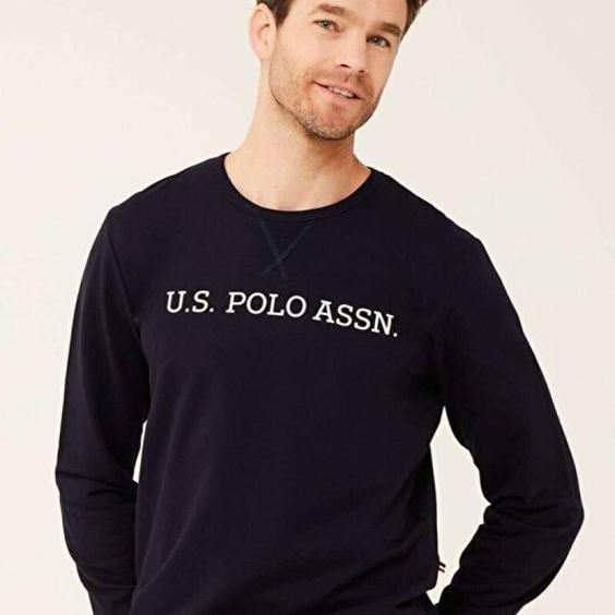 پلیور مردانه رصان سرمه‌ای برند u s polo assn US18468|باسلام