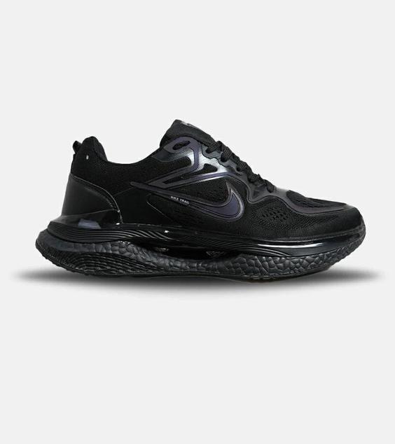 کفش کتانی مردانه و زنانه مشکی هولوگرامی NIKE Unisex Precision V1 مدل 6282|لوزی