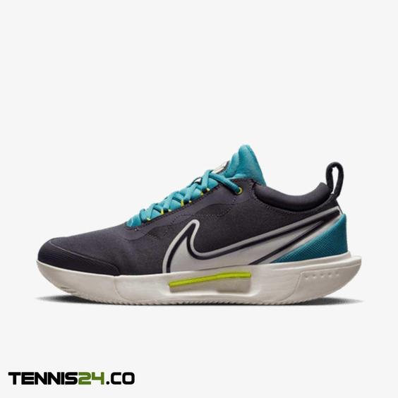 کفش تنیس مردانه نایک NikeCourt Air Zoom Pro Clay- خاکستری|تنیس شاپ