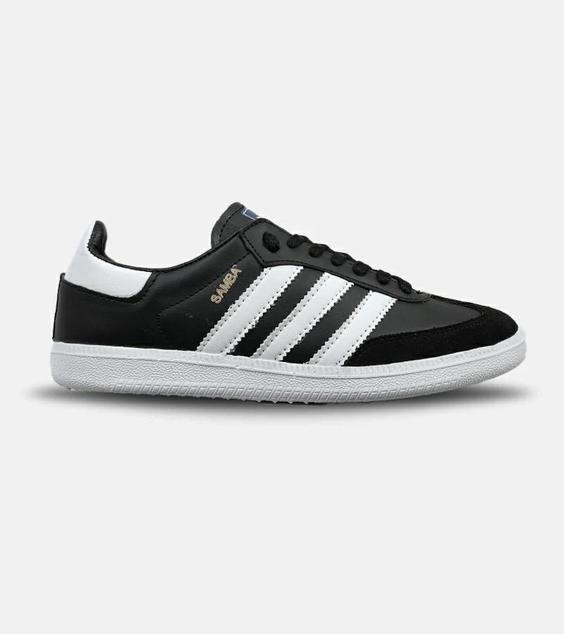 کفش کتانی مردانه مشکی سفید ADIDAS Samba مدل 5236|لوزی