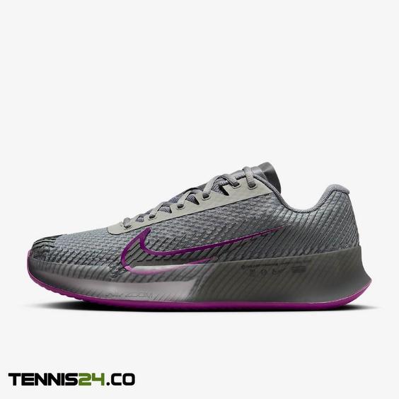 کفش تنیس مردانه نایک NikeCourt Air Zoom Vapor 11 Clay – خاکستری|تنیس شاپ