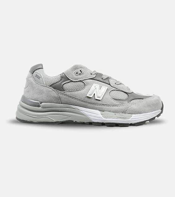 کفش کتانی طوسی سبز Newbalance 992 مدل 2044|لوزی