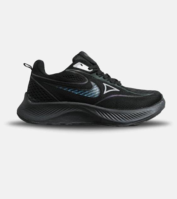 کفش کتانی مردانه و زنانه مشکی هولوگرامی NIKE zoom مدل 6283|لوزی