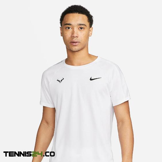 تی شرت تنیس مردانه نایک Nike Dri-FIT ADV Rafa- سفید|تنیس شاپ