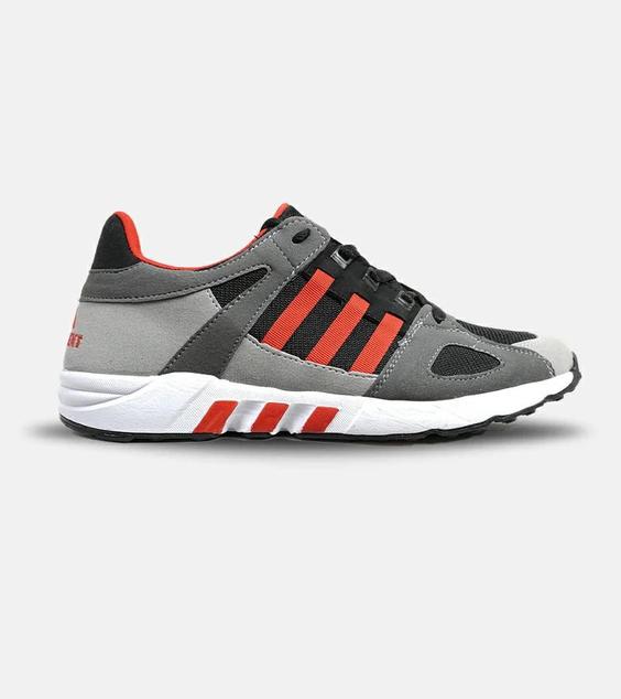 کفش کتانی مردانه طوسی قرمز آدیداس ADIDAS equipment مدل 4525|لوزی