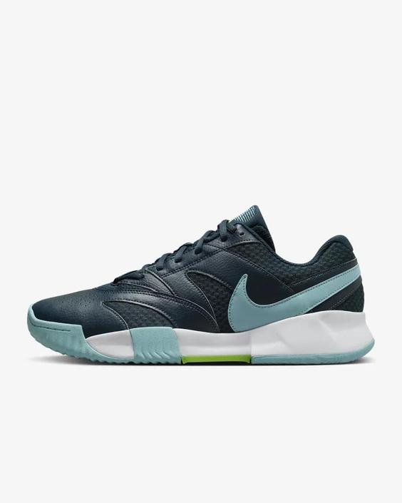 کفش تنیس مردانه نایک Nike Court Lite 4 Clay Court Tennis Shoes For Men- سرمه ای/ آبی|تنیس شاپ