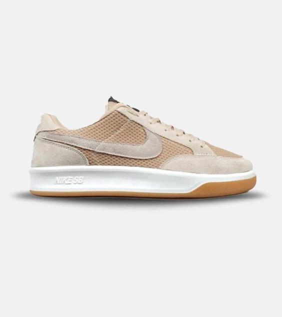 کفش کتانی زنانه و مردانه کرم قهوه ای NIKE SB مدل 4569|لوزی