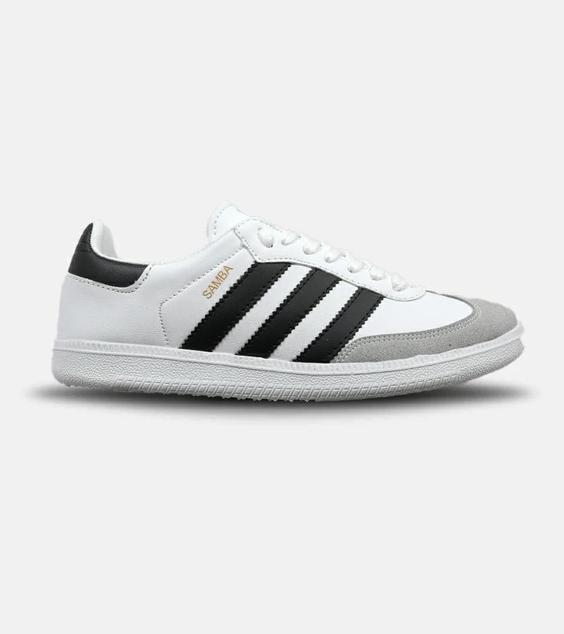 کفش کتانی مردانه سفید مشکی ADIDAS Samba مدل 5235|لوزی