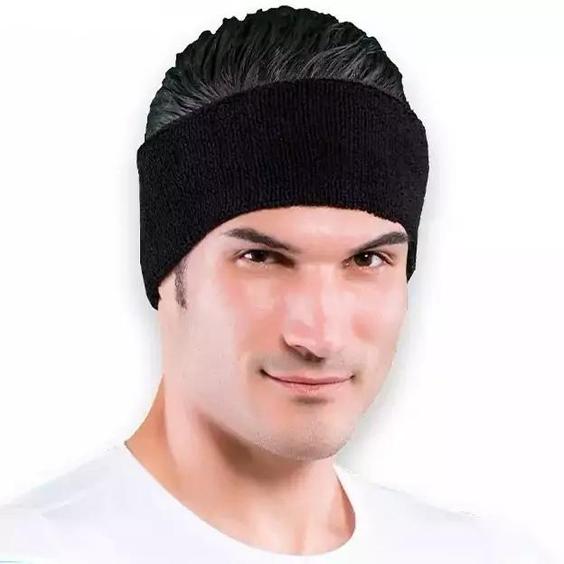 هدبند گرم و ضخیم مردانه و زنانه مشکی عرض 9 سانتی زمستانه headband|باسلام