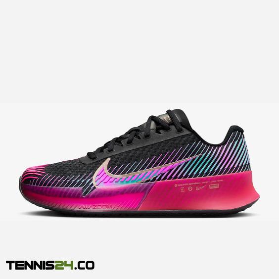 کفش تنیس زنانه نایک NikeCourt Air Zoom Vapor 11 Premium- مشکی|تنیس شاپ