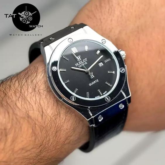 ساعت مچی مردانه هابلوت گارانتی جعبه ارسال رایگان رنگبندی Hublot|باسلام