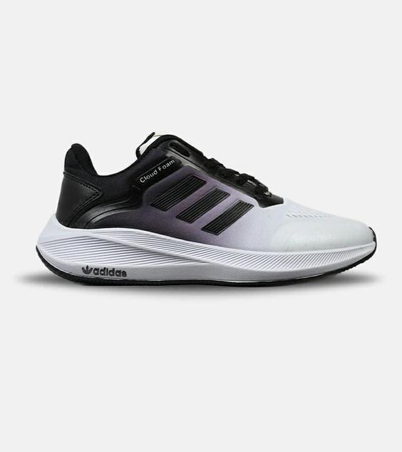 کفش کتانی مردانه بادمجانی ADIDAS CLOUD Foam مدل 4987|لوزی