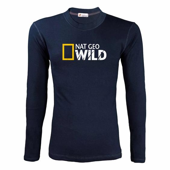 تیشرت آستین بلند طرح Nat Geo Wild|پاتیلوک