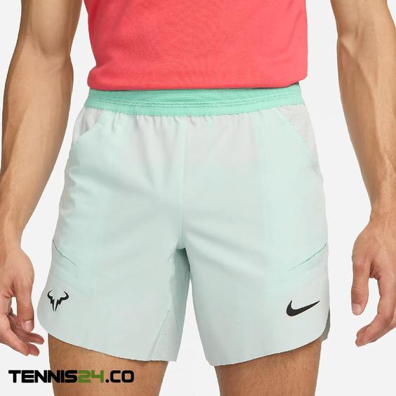 شلوارک تنیس مردانه نایک NikeCourt Dri-FIT ADV Rafa- آبی روشن|تنیس شاپ