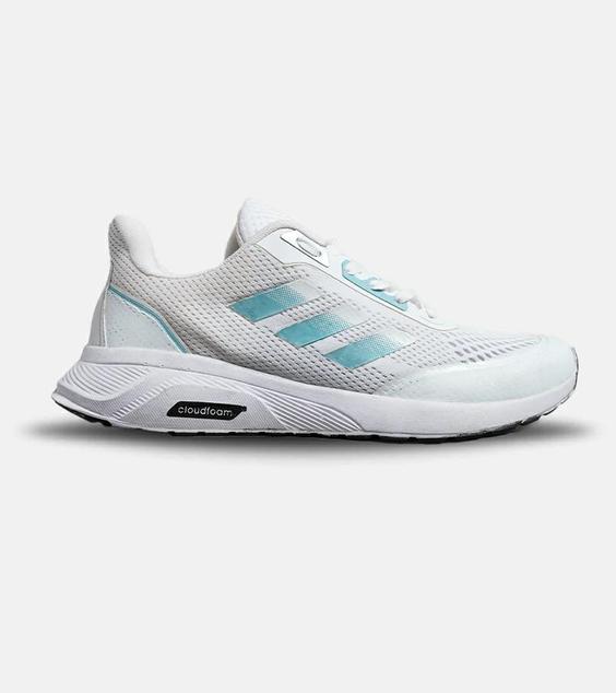 کفش کتانی مردانه و زنانه سفید آبی ADIDAS climacool مدل 6286|لوزی