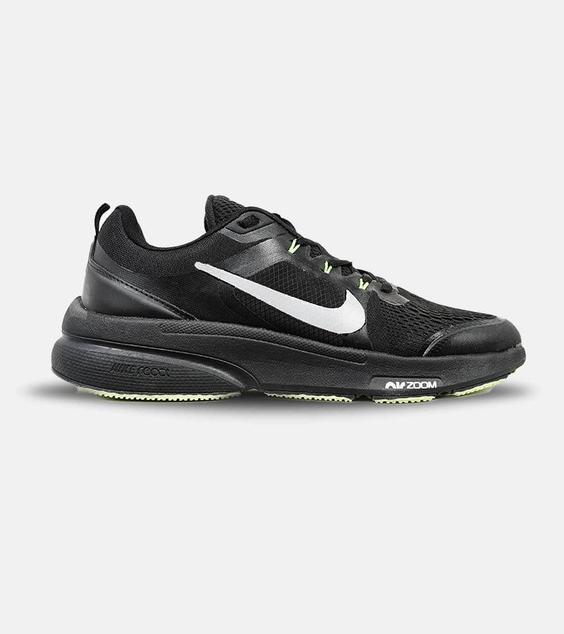 کفش کتانی بزرگ پا مشکی سبز NIKE zoom مدل 4215|لوزی