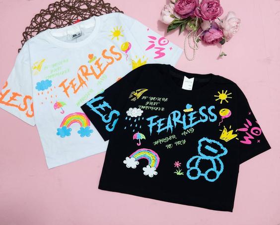 کراپ دخترانه FEARLESS|پارسا مد