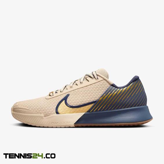 کفش تنیس مردانه نایک NikeCourt Air Zoom Vapor Pro 2 Premium- کرمی|تنیس شاپ