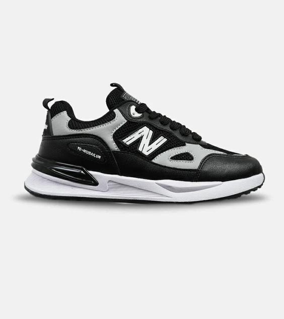 کفش کتانی مردانه مشکی طوسی NEW BALANCE yg niubailun مدل 5273|لوزی