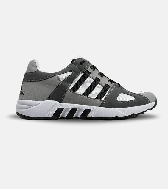 کفش کتانی مردانه طوسی سفید مشکی آدیداس ADIDAS equipment مدل 4524|لوزی