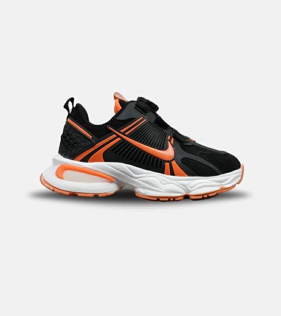 کفش کتانی بچه گانه مشکی نارنجی NIKE VaporMax مدل 5217|لوزی