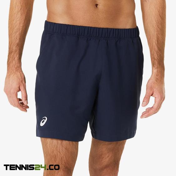 شلوارک تنیس مردانه اسیکس Asics Men Court 7in- سرمه ای|تنیس شاپ