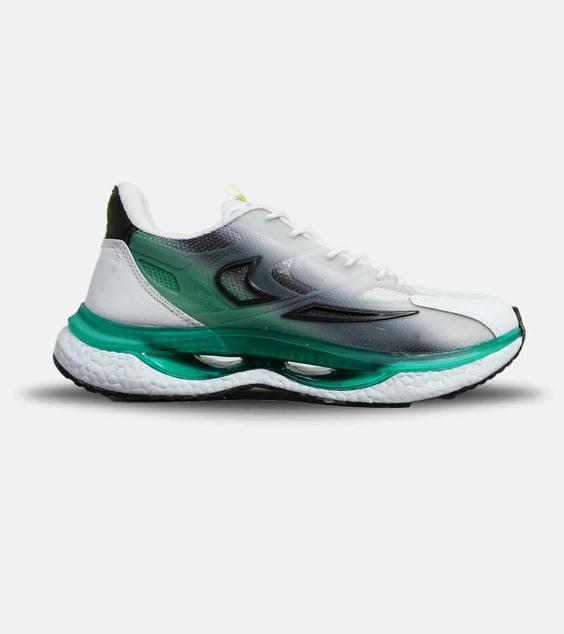 کفش کتانی مردانه و زنانه مشکی سفید سبز NIKE Unisex Precision V02 مدل 6144|لوزی