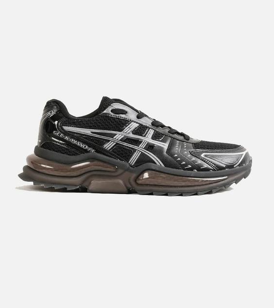 کفش کتانی ورزشی مردانه تمام مشکی اسیکس asics Gel-Kayano 14 مدل 3508|لوزی