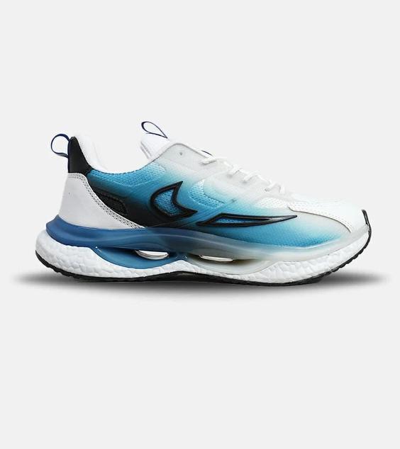 کفش کتانی مردانه و زنانه مشکی سفید آبی NIKE Unisex Precision V02 مدل 6162|لوزی