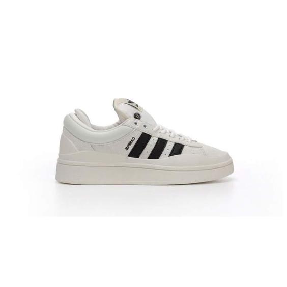 کتونی کمپوس بدبانی سفید مشکی Adidas Bad Bunny Campus White Black|کتونی باز