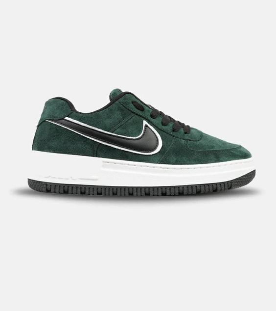 کفش کتانی مردانه یشمی NIKE AIR FORCE مدل 4321|لوزی