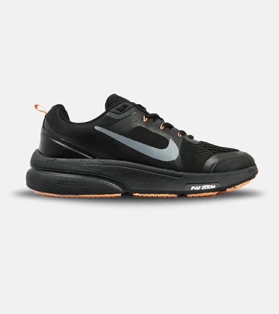 کفش کتانی بزرگ پا مشکی زیر نارنجی NIKE zoom مدل 4168|لوزی