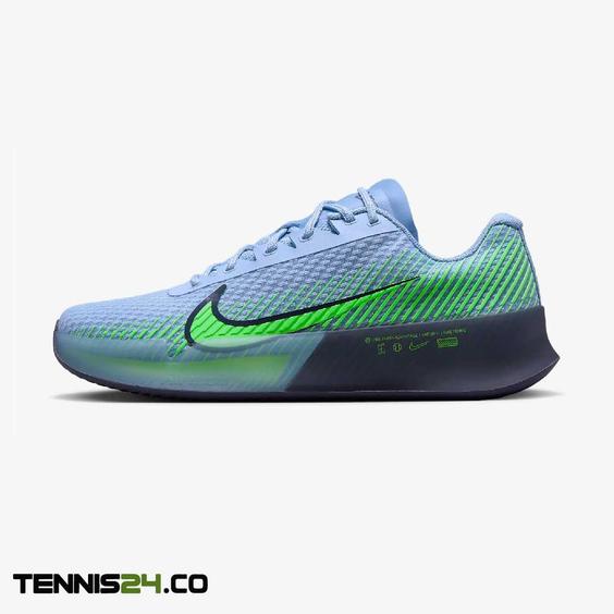 کفش تنیس مردانه نایک NikeCourt Air Zoom Vapor 11 CLAY- آبی/سبز|تنیس شاپ