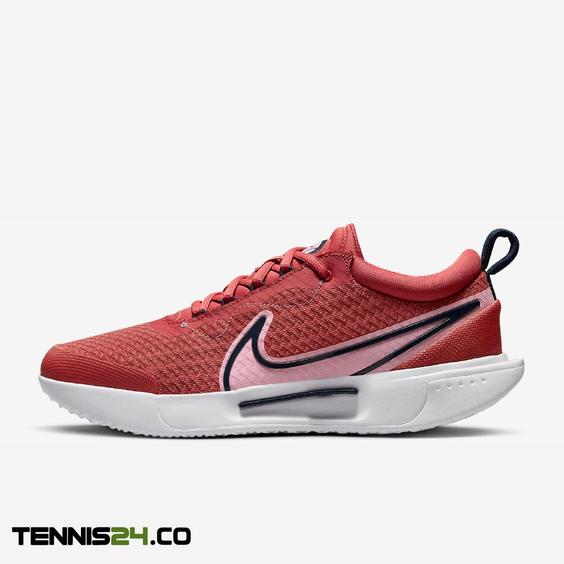 کفش تنیس زنانه نایک NikeCourt Air Zoom Pro- قرمز|تنیس شاپ