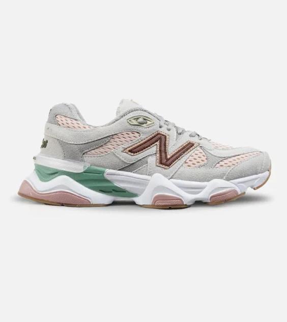 کفش کتانی بزرگ پا طوسی گلبهی NEW BALANCE 9060 مدل 4720|لوزی