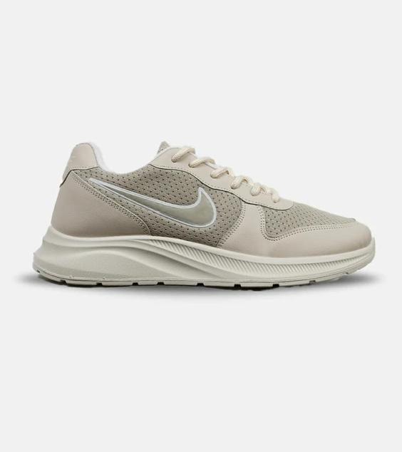 کفش کتانی مردانه کرم NIKE air zoom مدل 4870|لوزی