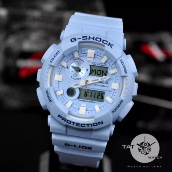 ساعت مچی اسپرت جی شاک Gax100 موتور ژاپن ساعت جهانی یک سال گارانتی رنگبندی جعبه G-Shock|باسلام