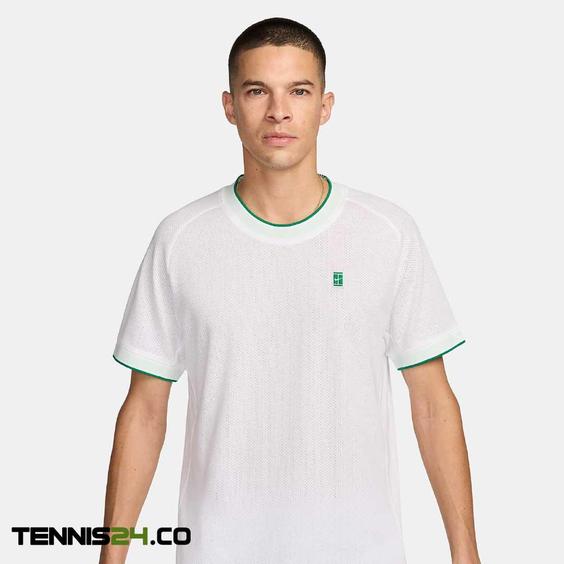 تی شرت تنیس مردانه نایک NikeCourt Heritage- سفید|تنیس شاپ