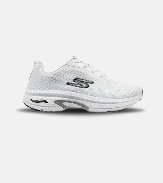 کفش کتانی طبی ورزشی سفید SKECHERS archfit مدل 4333|لوزی