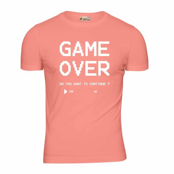 تیشرت آستین کوتاه طرح Game Over|پاتیلوک