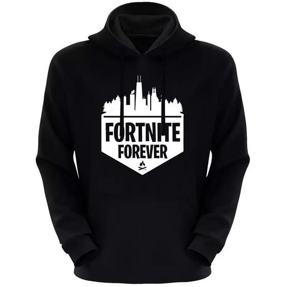 هودی مردانه طرح FORTNITE کد S07 رنگ مشکی|باسلام