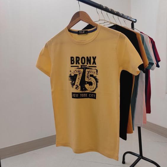 تیشرت BRONX مدل 3131 رنگ لیمویی|تخفیف ها