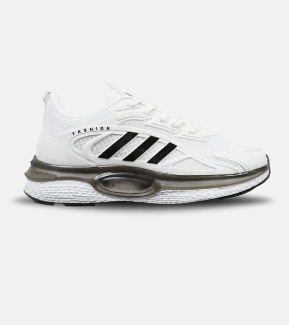 کفش کتانی مردانه سفید مشکی ADIDAS UltraBoost مدل 4709|لوزی