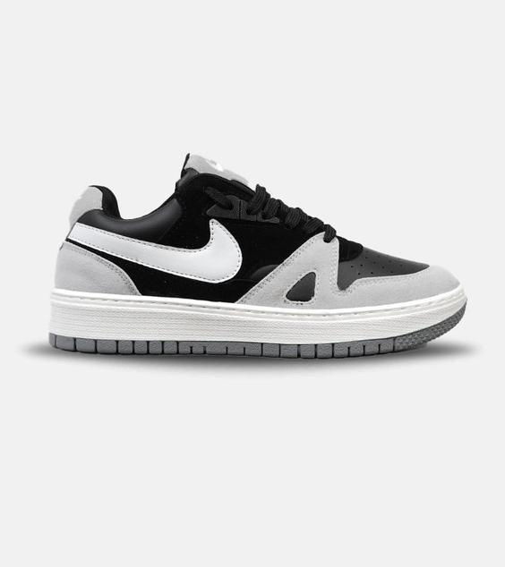 کفش کتانی مردانه مشکی طوسی نایک NIKE SB مدل 5060|لوزی