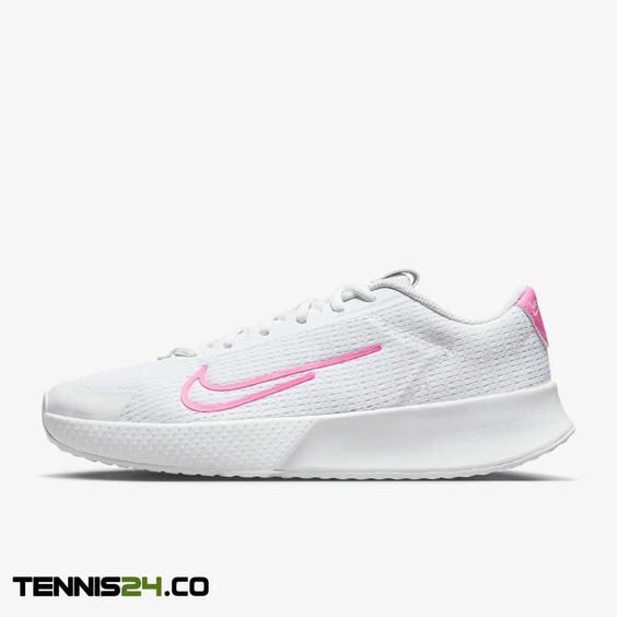 کفش تنیس زنانه نایک NikeCourt Vapor Lite 2- سفید/صورتی|تنیس شاپ