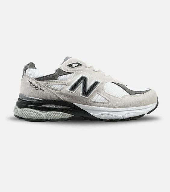 کفش کتانی کرم سفید NEW BALANCE 990 مدل 4247|لوزی