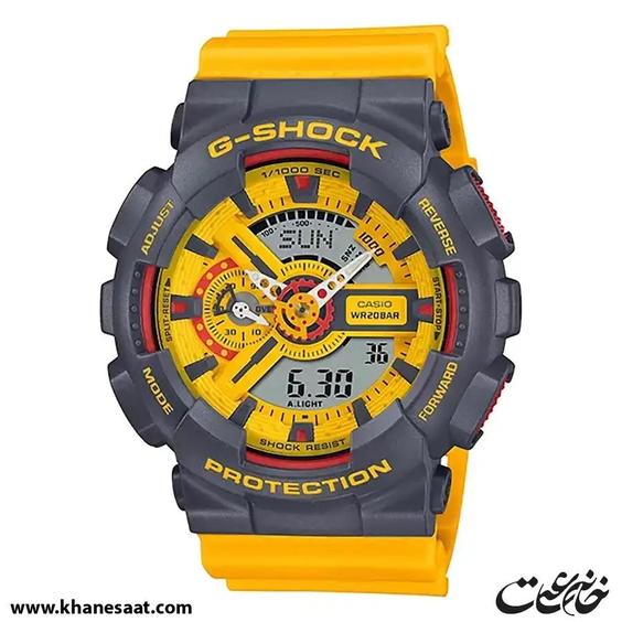 ساعت مچی مردانه کاسیو جی شاک مدل GA-110Y-9ADR|خانه ساعت