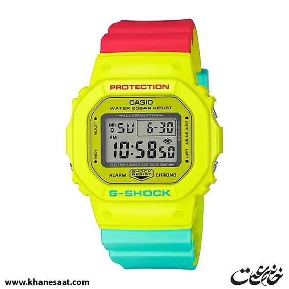 ساعت مچی زنانه کاسیو جی شاک مدل DW-5600CMA-9DR|خانه ساعت